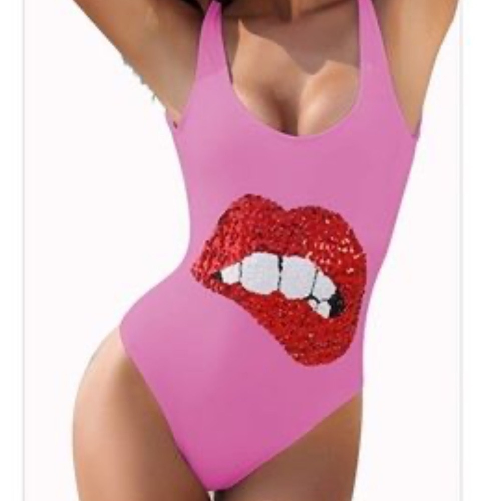 Queen Dream Pink Bathing Suit | NWT | Size XL - Picture 1 of 7